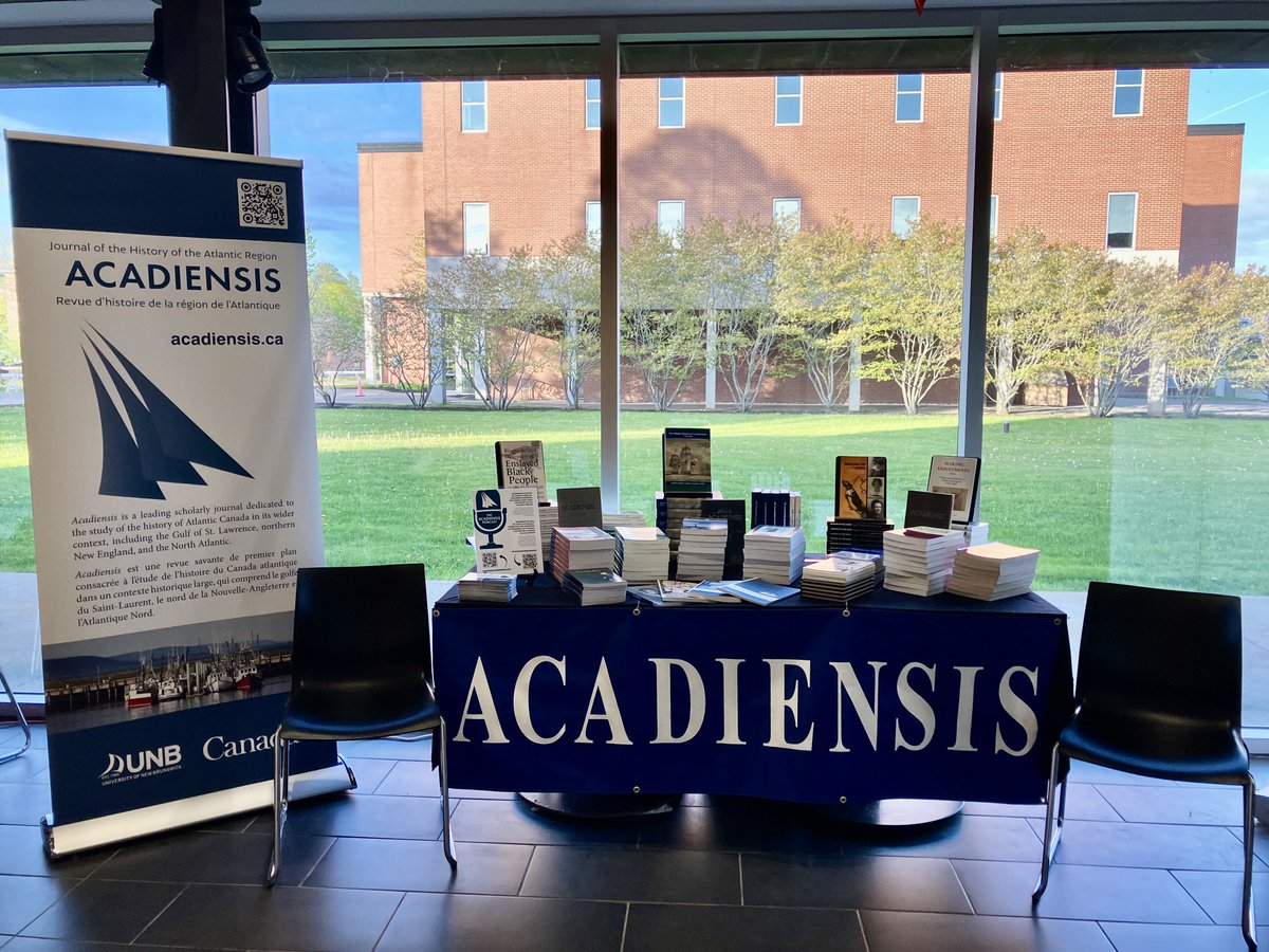 Acadiensis's tweet photo. Acadiensis looks forward to seeing you at the CHA 2026 book expo at McDougall Hall! We hope you’ll come by for a visit. https://t.co/R0YgeOWQ5Q