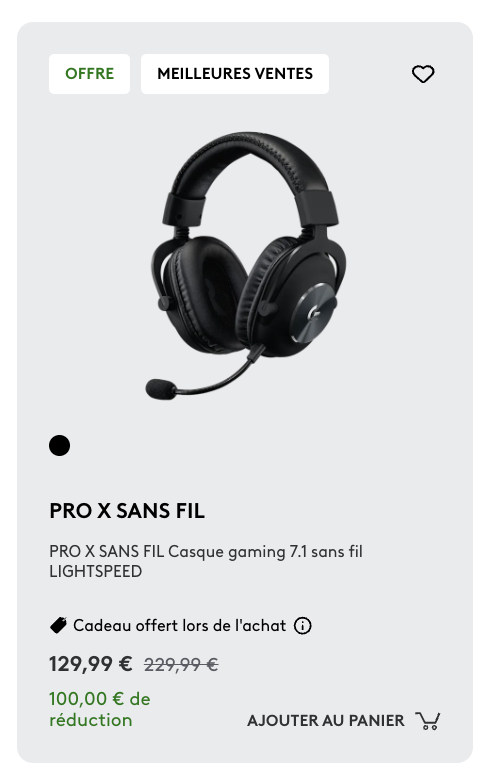 LogitechGFrance's tweet photo. PROMO sur la gamme PRO jusqu'à demain !👇

💸 SUPERLIGHT 2 : -70€
💸 2C : -50€
💸 PRO X sans fil : -100€
💸 PRO X TKL : -80€ https://t.co/LaonbqO5ji