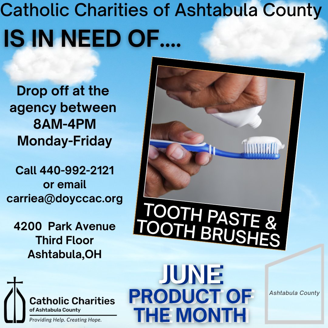 CCDOY's tweet photo. Help our neighbors smile a little brighter this month! 🪥

Every donation makes a difference. Please Like and Share to help us spread the word! https://t.co/NUaF4XPE5V