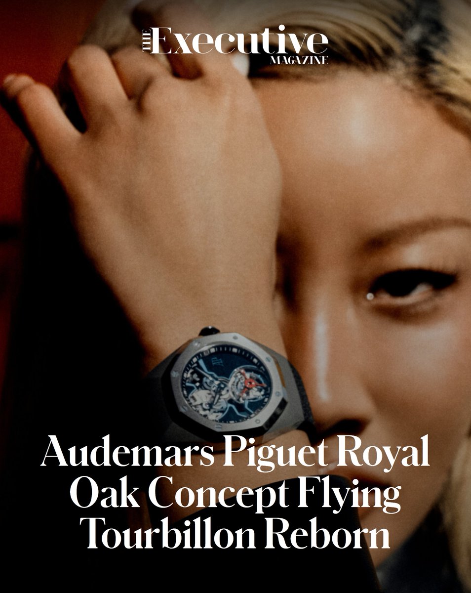 _The_Executive's tweet photo. @AudemarsPiguet and @ambushdesign co-founders Yoon Ahn and Verbal have produced a Royal Oak Concept Flying Tourbillon limited to 150 pieces, powered by the newly developed Calibre 2982 and carrying the first anodised red tourbillon cage in the Manufacturer's history https://t.co/bILqXWnoQt