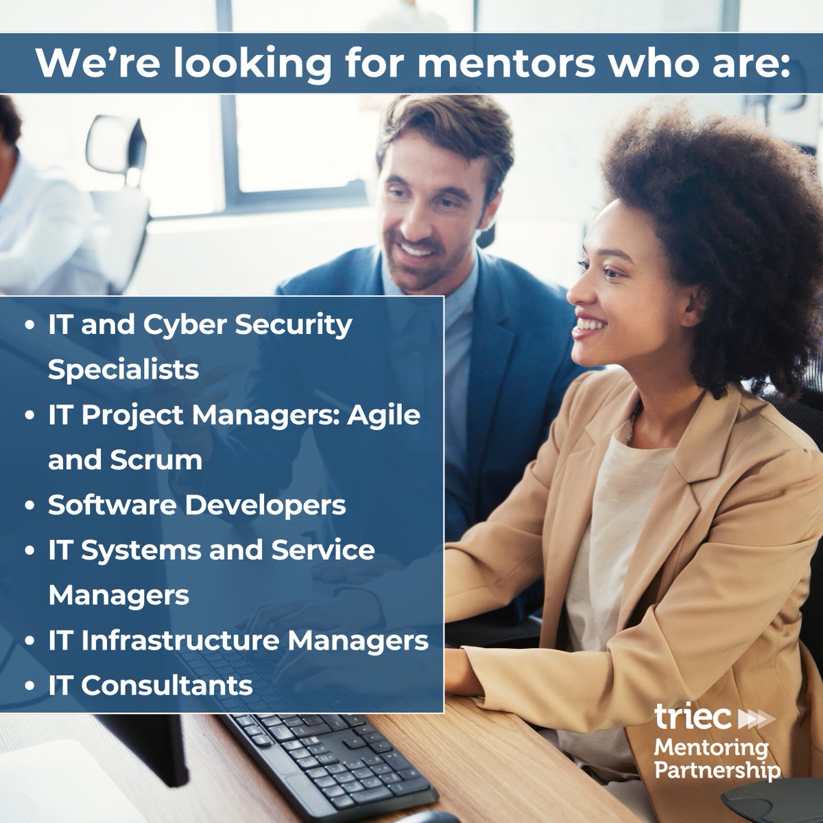 TRIEC's tweet photo. Calling IT professionals across Ontario!

Looking for a way to give back while growing your own career? Join the TRIEC Mentoring Partnership (TMP) and help shape the next generation of talent. Sign up today and make an impact: https://t.co/GymtgGLQhS

#TRIEC https://t.co/RhE8IVp9J0