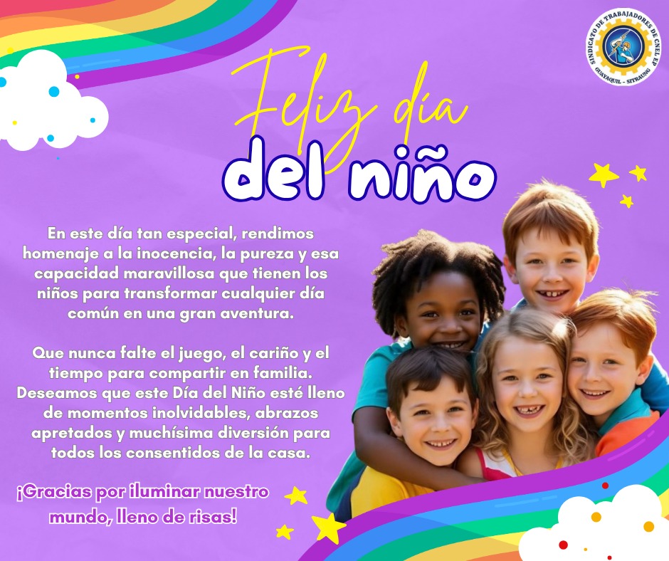 sitraung1's tweet photo. En este Día del Niño, celebramos la alegría, la imaginación y la capacidad de los más pequeños para llenar de magia cada momento. 🎉🎈

#diadelniño https://t.co/w1I1Kv6HUU