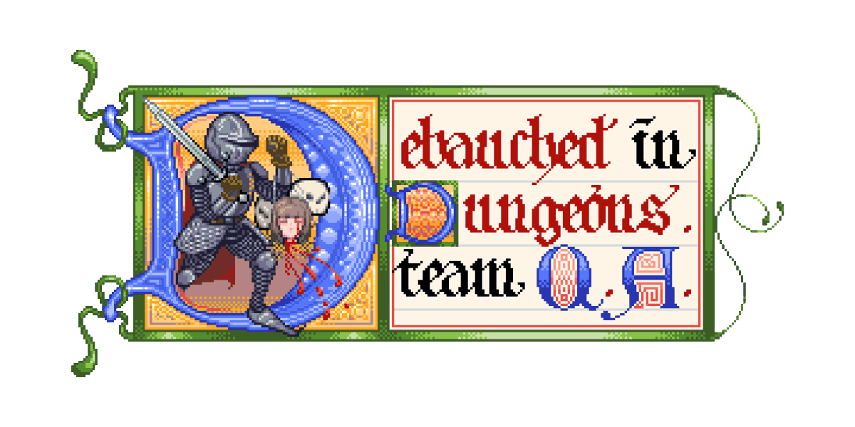QualithAssembly's tweet photo. New logo for my game.😎
Drawn by a super talented friend of mine🙌🙌
#pixelart #ドット絵 https://t.co/ujfChtU2Gh