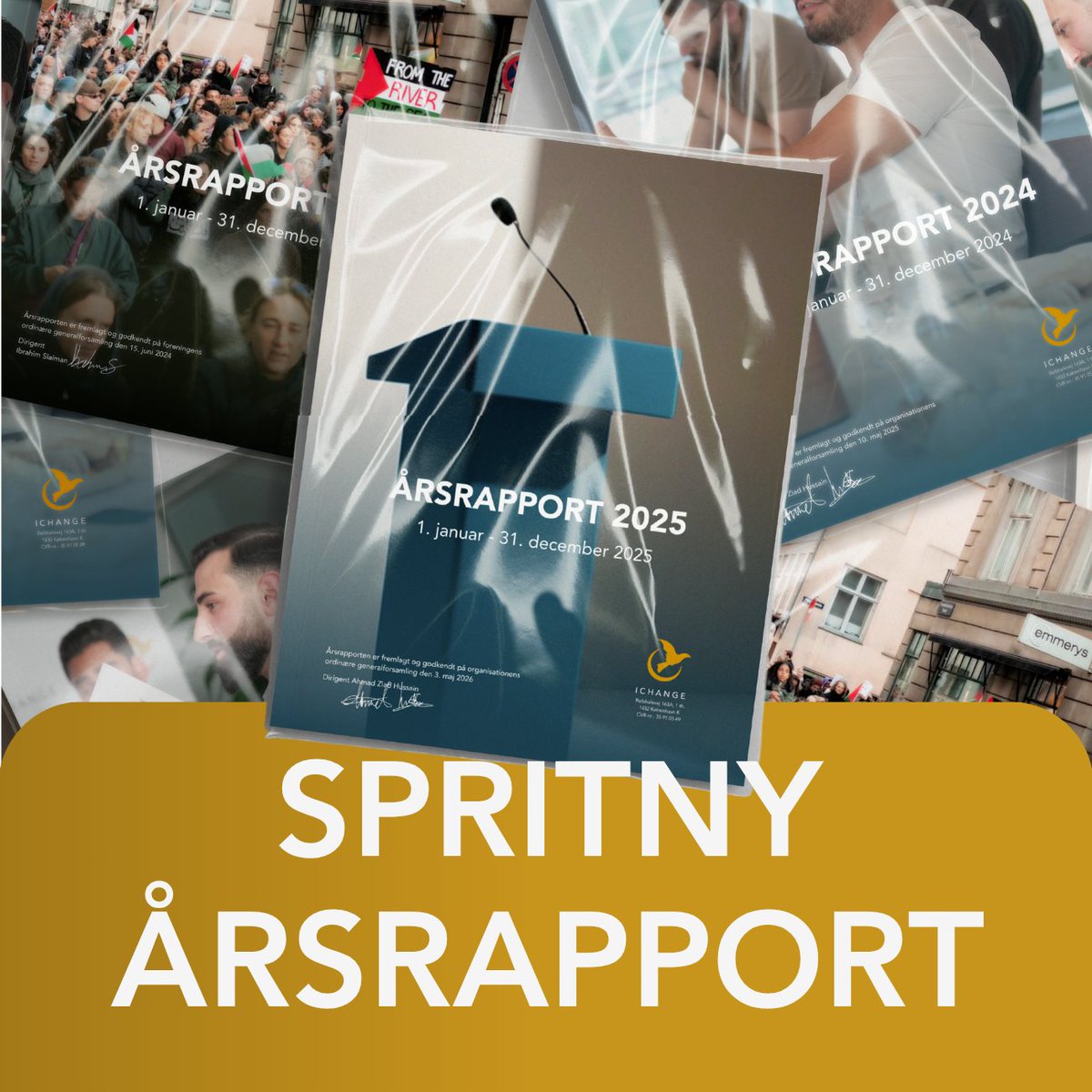 IChangeDanmark's tweet photo. 2025 har været et år med handling — og nu er det hele samlet i én dugfrisk årsrapport, klar til at blive pakket ud.

📖 Dyk ned i årsrapporten her:
https://t.co/emiTSJYvAS

#IChange #Årsrapport2025 #Fællesskab #Civilsamfund #DanskeMuslimer https://t.co/8XpRqzBrF9