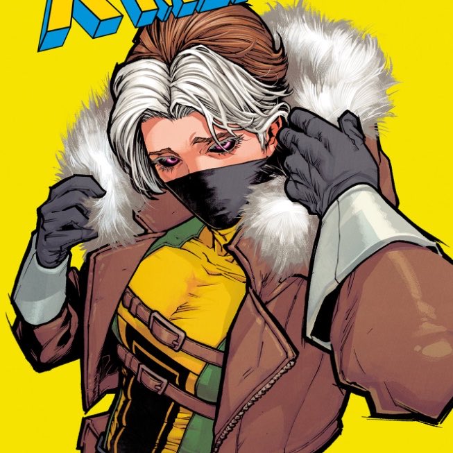 sociedadexmen's tweet photo. A Marvel vai lançar um quadrinho e a trama vai envolver uma espécie de fusão entre alguns X-MEN.

A Rambit/Vambit me conquistou 😳 https://t.co/ChreREfNlU