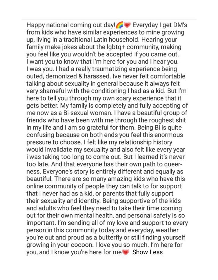 MELSHUB's tweet photo. Happy Pride🏳️‍🌈🌈

8 years ago Melanie Martinez came out as Bisexual and talks about how traumatic her experience was because she was forced to come out from false claims.

“I had a really traumatizing experience being outed, demonized &amp; harassed.” https://t.co/j5PyPzsdGM