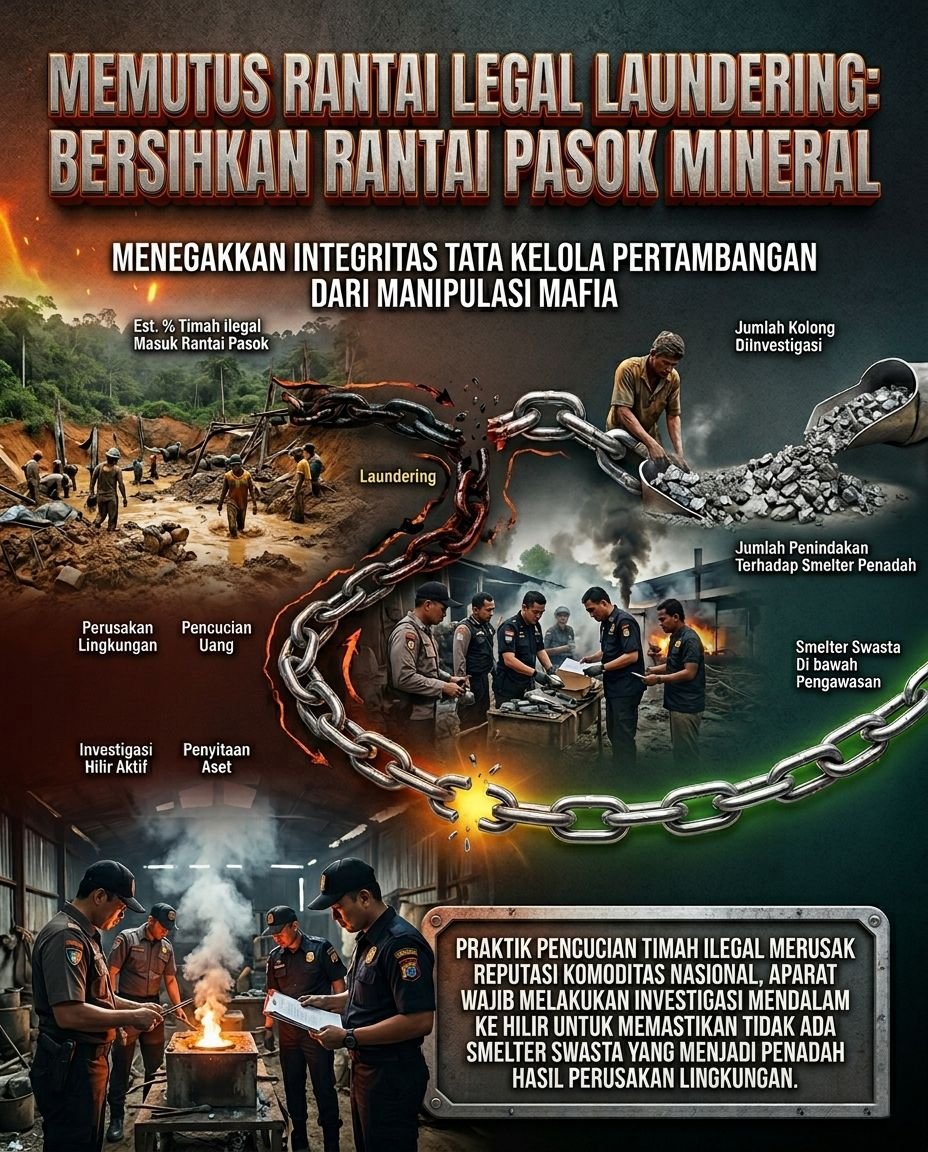 indshort's tweet photo. Tambang ilegal diduga masuk rantai pasok resmi &amp; berubah status jadi sah. Ini bukan cuma soal lokasi tambang, tapi integritas distribusi hulu-hilir. Publik butuh transparansi: Siapa yang beli &amp; memverifikasi? Pengawasan kuat adalah kunci!
#bangkabelitung #tambangtimah #timah https://t.co/yFsuaDGoVx