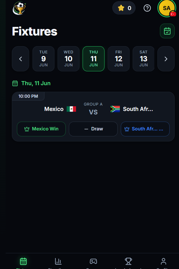 Cupmaster_game's tweet photo. App is almost ready!
Here is a sneak peek at Cupmaster 👀

Coming soon to @minipay , built on @Celo 
#worldcup #fifaworldcup https://t.co/16o8RG2VQf