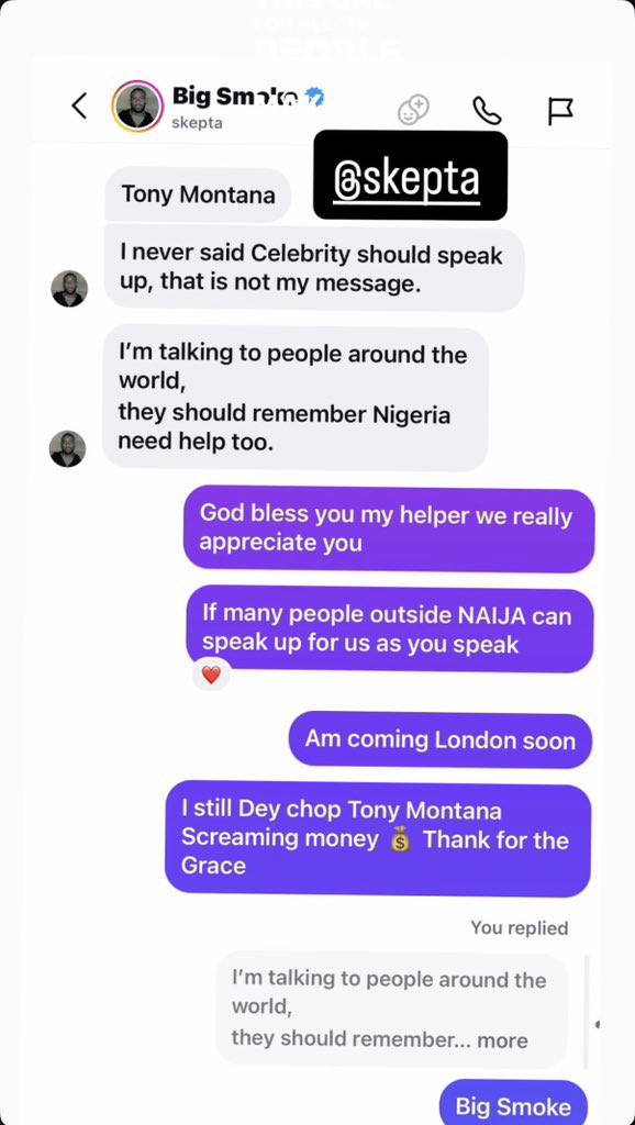 GuyMr10's tweet photo. Skepta don change am for Portable 😂 https://t.co/kR8Exqzwbx