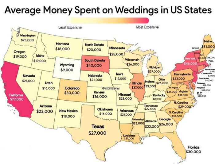 MapsGoneWrong's tweet photo. How much did you spend on your wedding? https://t.co/kt4cGbOCZ5
