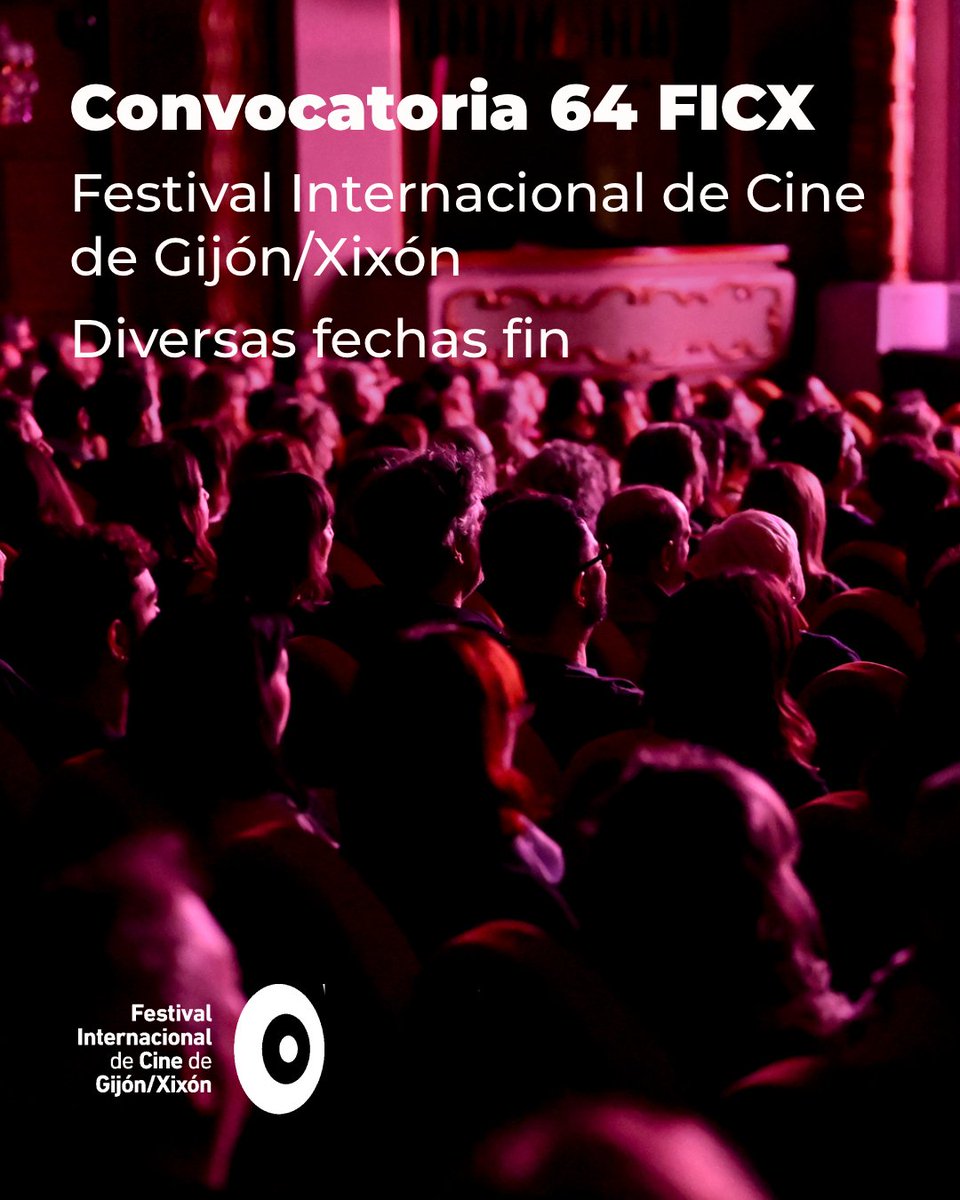 Gijonfilmfest's tweet photo. ✍️ CONVOCATORIA 64 FICX
📆 Diversas fechas 
💻 https://t.co/Altc8ujOp3

✍️ CONVOCATORIA 64 FICX
📆 Feches llende diverses 
💻 https://t.co/GPCZQYiW30

✍️ 64 FICX CALL FOR ENTRIES
📆 Several deadlines
💻 https://t.co/Olhl0OkNL7 https://t.co/sW71cf2pBs