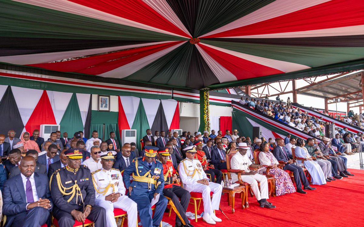 Eng_F_Ngeno's tweet photo. As we commemorate the 63rd Madaraka Day under the theme "Education, Skills and the Future," we celebrate Kenya’s progress and reaffirm our commitment to sustainable development, climate resilience, and inclusive growth.

I joined H.E. President Dr. @WilliamsRuto at Wajir Stadium, Wajir County, in marking this important national day, guided by his vision that places education, innovation, and green skills at the centre of national transformation and a sustainable future.

The President highlighted Northern Kenya’s vast potential in renewable energy, climate-smart agriculture, livestock development, and water resource management, alongside ongoing efforts in rangeland restoration, irrigation expansion, and drought resilience.

As the State Department for Environment and Climate Change, we remain committed to ecosystem restoration, sustainable resource management, and climate action for a resilient and prosperous Kenya.
#MadarakaDay2026 #EducationSkillsAndTheFuture #ClimateAction #EnvironmentalConservation #SustainableDevelopment