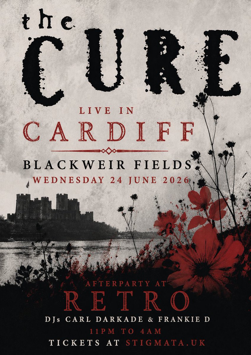 TheCureForever_'s tweet photo. 1 days till THE CURE fan AFTERPARTY in Cardiff!
Tickets at https://t.co/Thm1dxYLrM
#TheCure #RobertSmith #RetroCardiff #RetroBar #Goth #80s https://t.co/mVoM7mH2pl