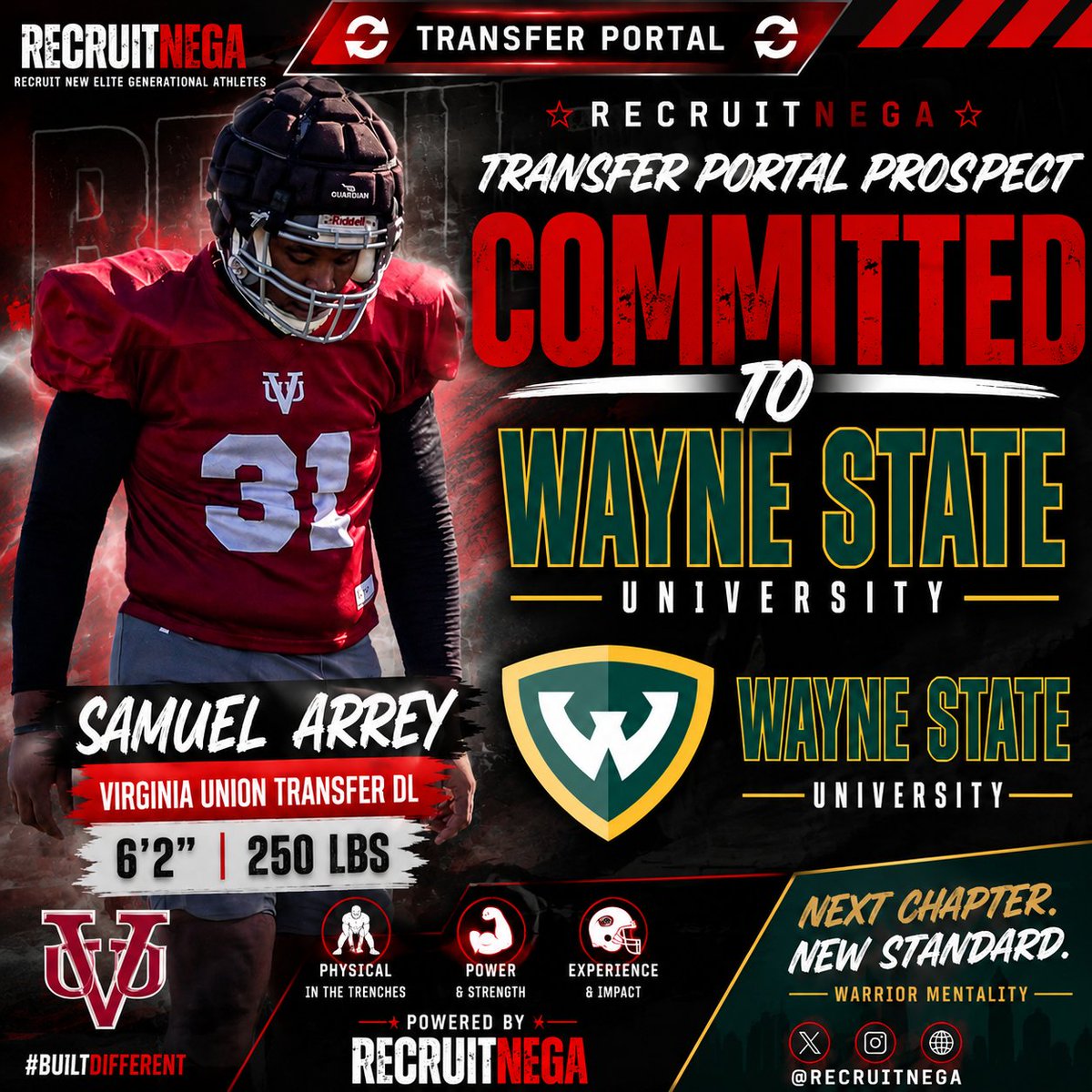 RecruitNE_GA's tweet photo. ๐จ THE POWER OF EXPOSURE. THE POWER OF RELATIONSHIPS. ๐จ
Recruiting isn't always about being the biggest name. It's about visibility, relationships, and having someone in your corner who understands the process.
#RecruitNEGA #TransferPortal #Committed #WayneState #CollegeFootball #RecruitingMatters #Exposure #TransferPortalProspect #BuiltDifferent #CoachD