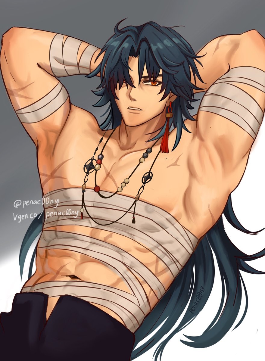 penac00ny's tweet photo. "Goodluck wrapping on me" 

#HonkaiStarRail #崩壊スターレイル #刃 #Blade https://t.co/idFsSjElx9