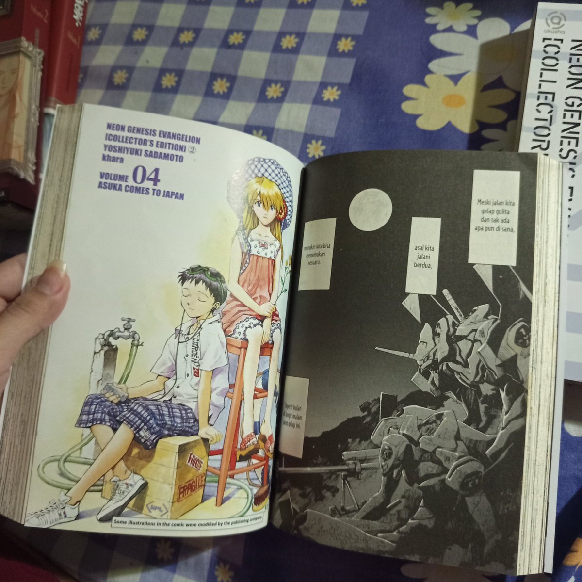 llanzhouu's tweet photo. #Evangelion vol. 1 &amp; 2 https://t.co/DyTUTuMqri