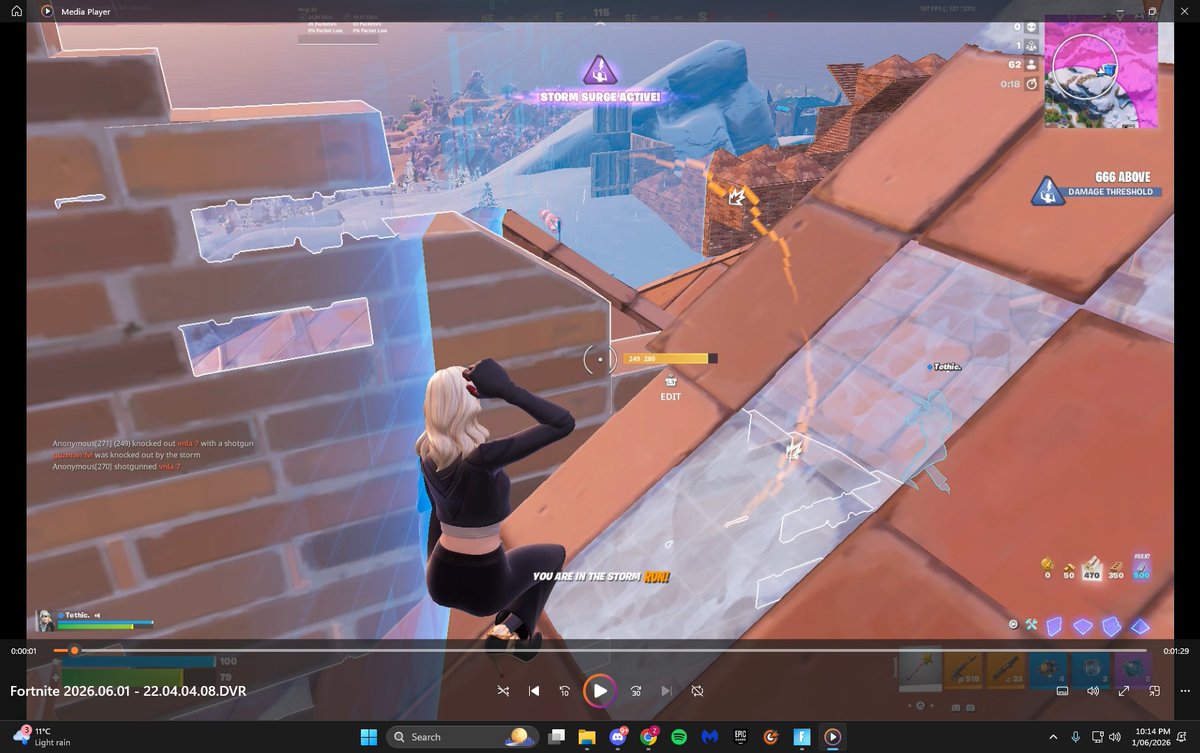 zelofnt's tweet photo. 🚨 2nd Week Since Being Back 🚨

Best scrim session (players alive) quality since C6S3 FNCS Grands prac. 

51 alive on 1st moving, every game with cap surge maxed out. https://t.co/R2H3EEjnzE