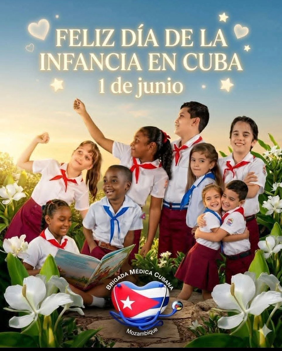 EduardoLopezL65's tweet photo. El 1° de junio de 1956 fue establecido por la Asamblea General de la ONU.
#Cuba celebra esta jornada con la participación de niños y niñas en diversas actividades ratificando la máxima martiana de que “los niños son la esperanza del mundo”, 
#UnidosXCuba #CubaPorLaVida https://t.co/WahE6fAL8Z