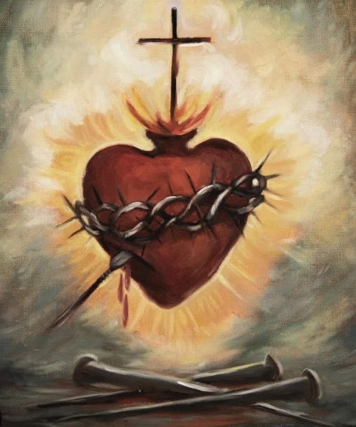 RepRileyMoore's tweet photo. June is the month of the Sacred Heart of Jesus. 

“No one who is right thinking stoops from true worship to false worship.” — St Justin Martyr https://t.co/HQ1emXaTgR