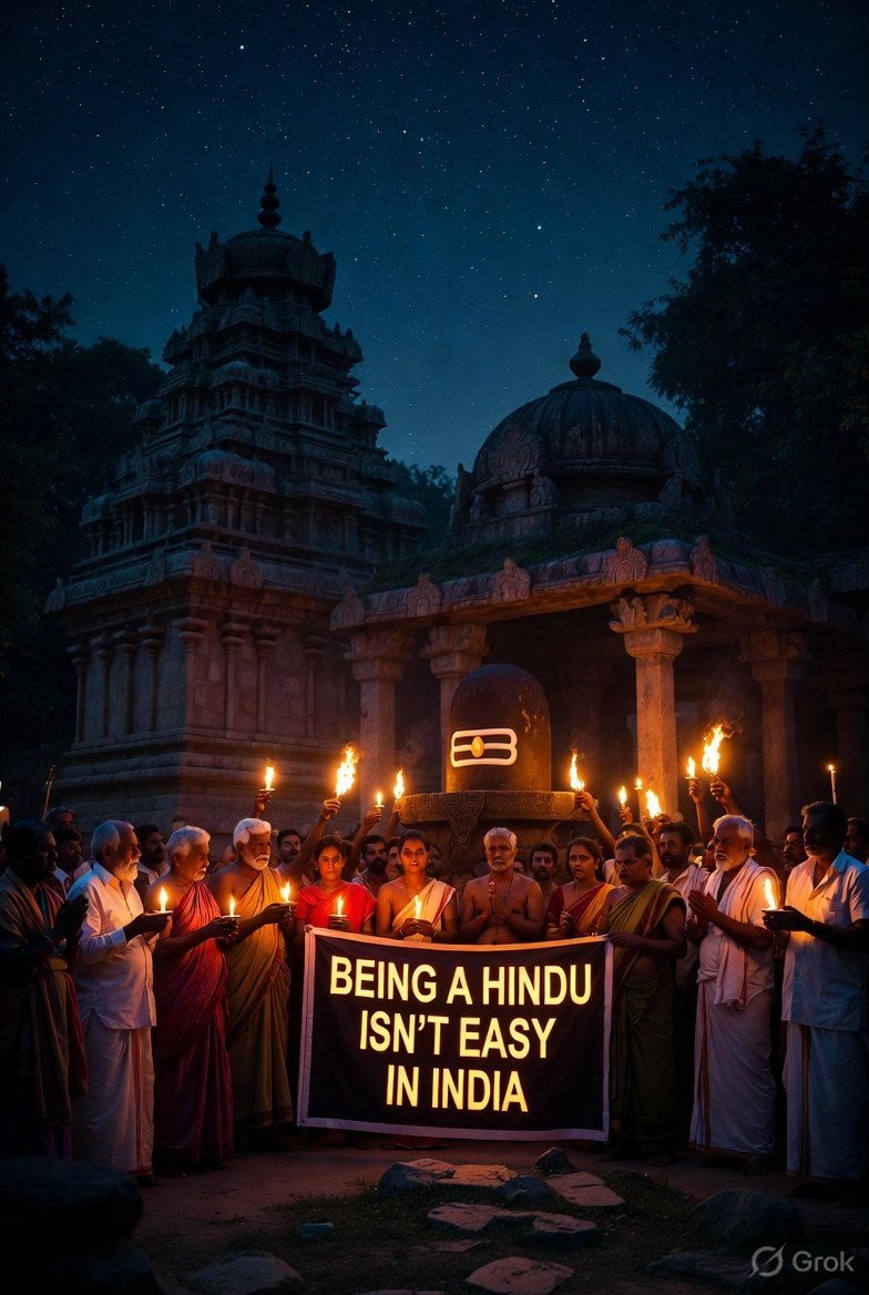 VarahaWarrior's tweet photo. Being a Hindu isn't easy in India https://t.co/1fO5fqCjF9