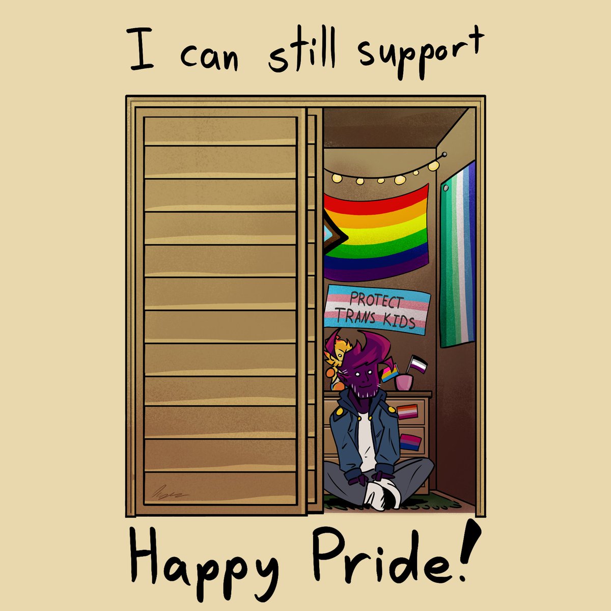 DangerInShadows's tweet photo. Be who you are, at your own pace.  

Happy Pride!

#pridemonth2026 #HappyPride https://t.co/lS0NwDrTLX