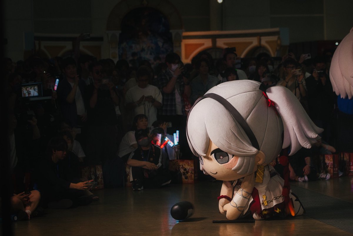 hodoki_t's tweet photo. ツバキというキャラクターのデフォルメ着ぐるみ、自由に動いててよかった
#めいちょう2周年 https://t.co/jXB7pGkjaH