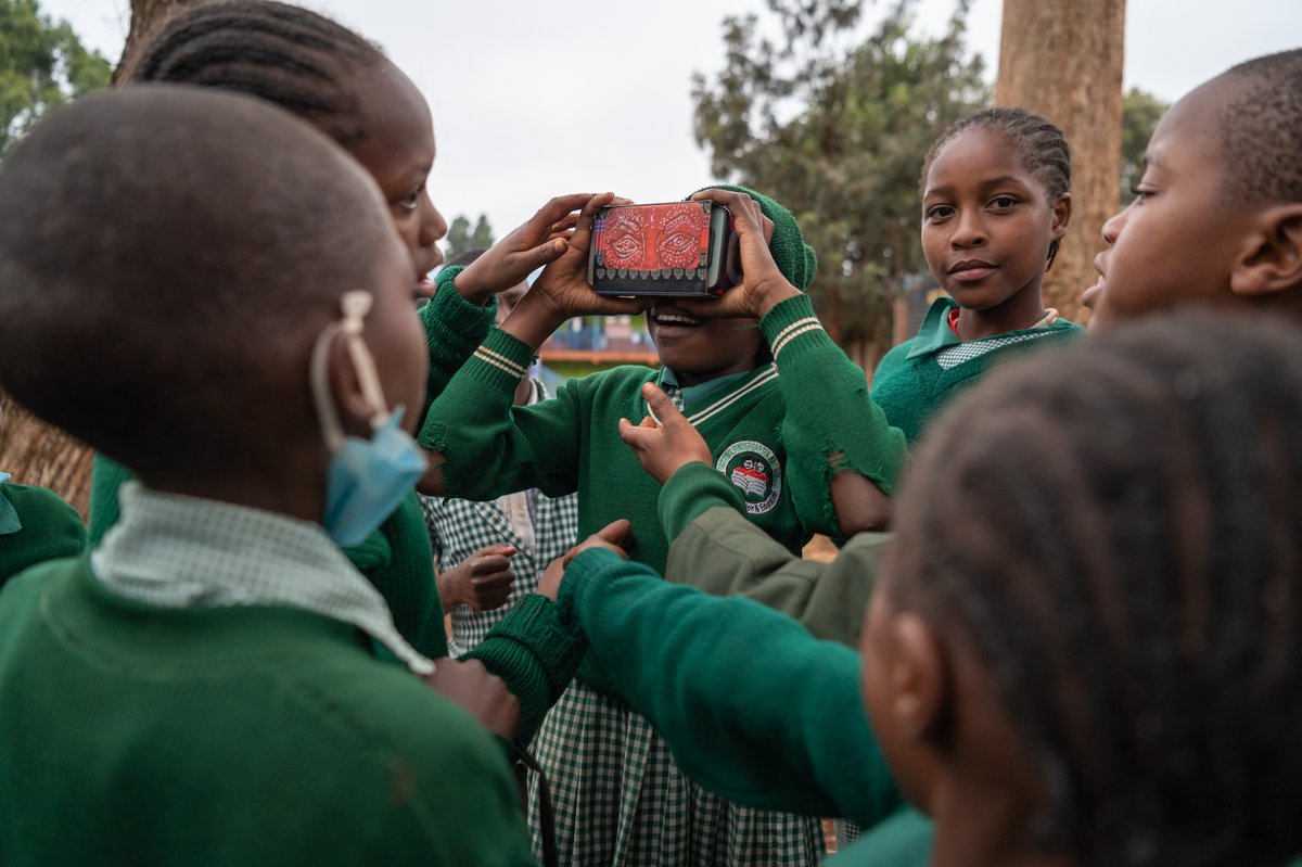 Derrickmilimo's tweet photo. to plant and grow trees while practicing sustainable, organic farming in small spaces. By teaching students how to care for a garden. 
Through modern technologies like virtual reality, they are also able to show students the pressing climate issues affecting Kenya and the world https://t.co/asW3QNYByh