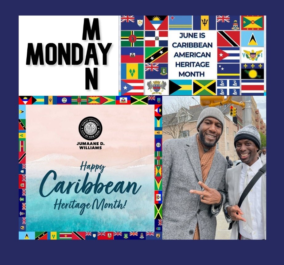 DanielPSilvera's tweet photo. On this first day of "Caribbean American Heritage Month" that falls on #ManMonday, I am recognizing my governmental role model. New York City Public Advocate Jumaane Williams who is Grenadian. 
 
#Caribbeanamericanheritagemonth https://t.co/M8EJhV947L