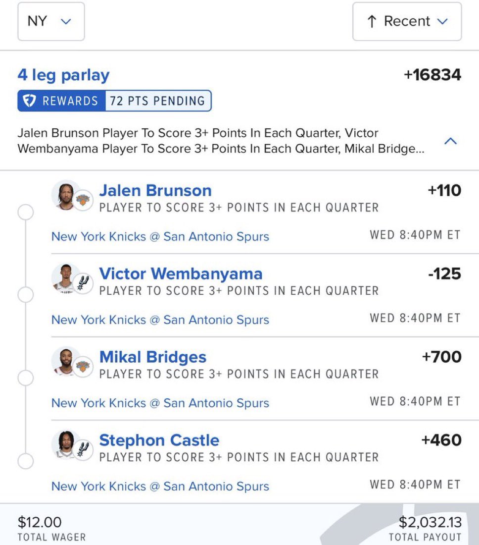 centralHitbets's tweet photo. Wednesday 4 leg parlay don’t think just tail 

@Playbook https://t.co/2PuTay0vi4