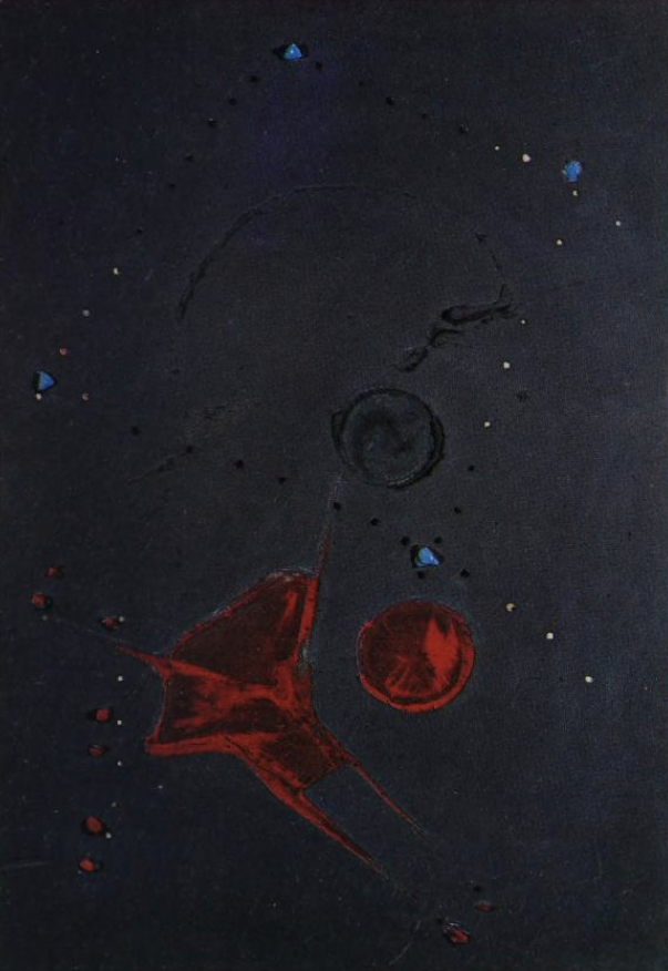 Luigibg's tweet photo. Lucio Fontana, Concetto spaziale, 1956 https://t.co/J26lLPdjwX