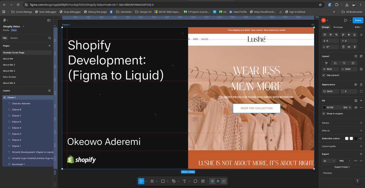 qtguru's tweet photo. #LinkedInChallenge A Video content centered around my conversion from Figma to Shopify ( building custom sections, layouts and blocks)

#Shopify #ShopifyTheme #ShopifyDeveloper https://t.co/cWzmgic8Pd