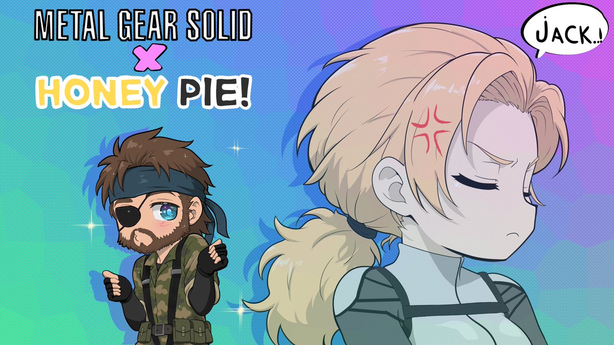 Mondrws1's tweet photo. Metal Gear Solid x Honeypie! 

This is the most gay drawing I've ever done. https://t.co/r5S2CpeLDV