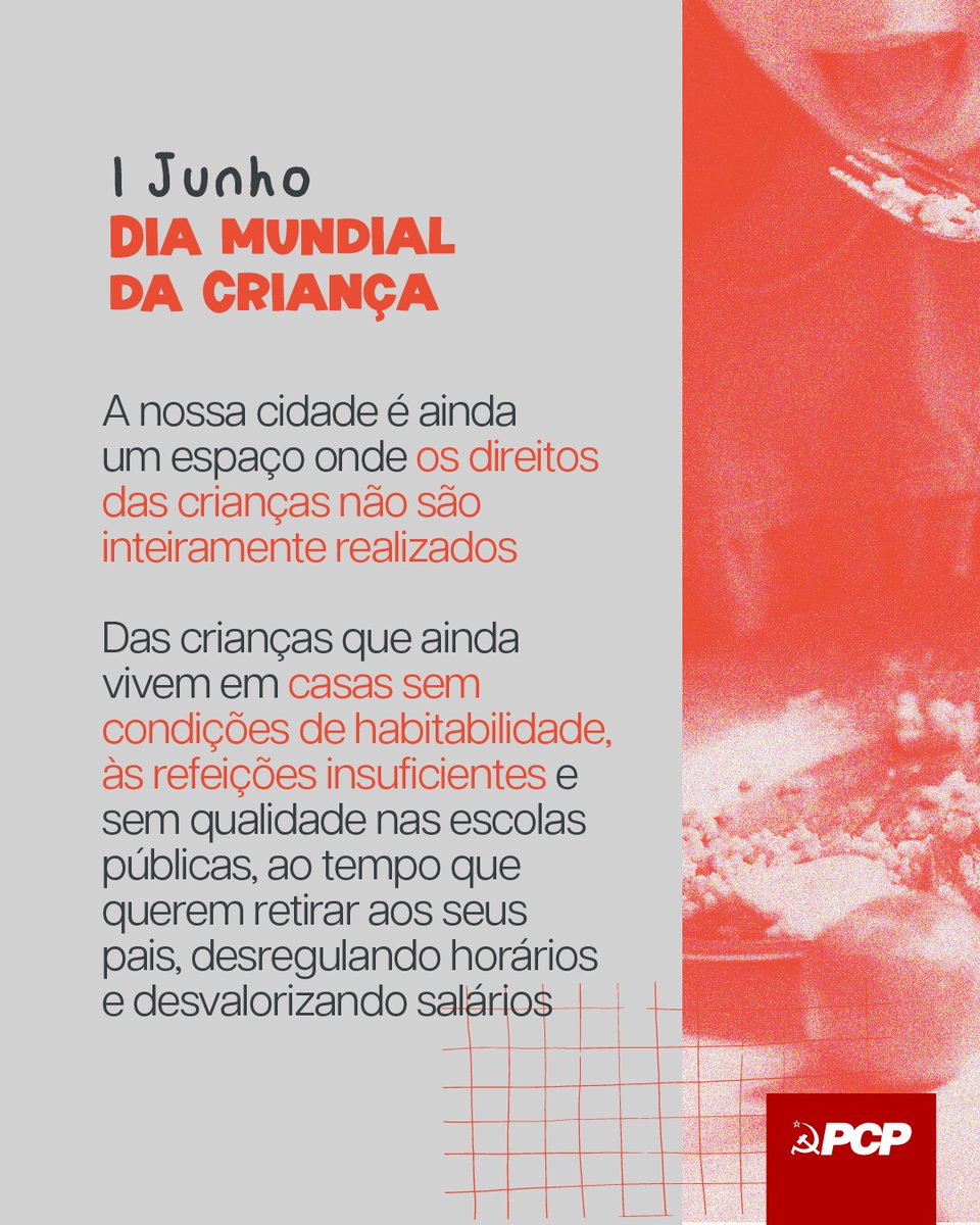 CduLisboa's tweet photo. Dia Mundial da Criança

Porque uma cidade para todos tem de ser inevitavelmente uma cidade para todas as crianças, damos hoje início a uma campanha de luta pelo direito a brincar!

🖇️ https://t.co/Uxs4UvDgCs