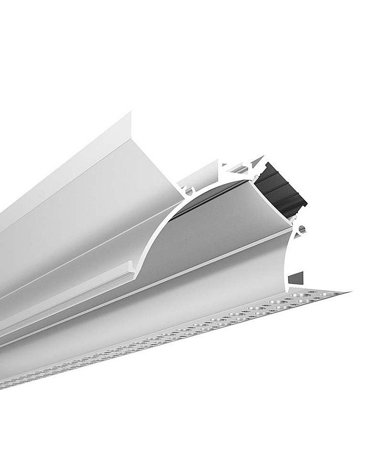ledbecom's tweet photo. Trimless Plaster-in LED Cove Channel (ALP127)
Seamless, invisible, and incredibly elegant.  Recess into drywall → skim → pure uniform glow.
Arc reflector + COB strip = no hotspots, no visible aluminum.
Minimalist lighting done right. https://t.co/QgrogBFC8o 
#IndirectLighting https://t.co/otBlxzqTnF
