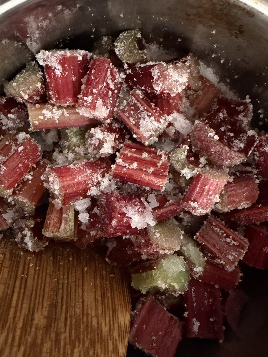 _____enaga's tweet photo. ルバーブのジャムを作る季節 https://t.co/Xy3ijHrI24