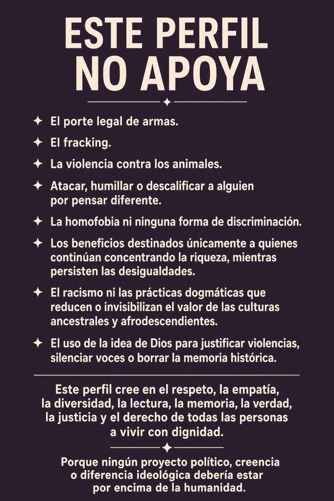 Clau21Paty's tweet photo. Entre tantas consignas y banderas, sigo eligiendo lo mismo: humanidad.

Porque ninguna diferencia política vale más que la vida, la memoria y el respeto por el otro. https://t.co/EU6YcvYBbi