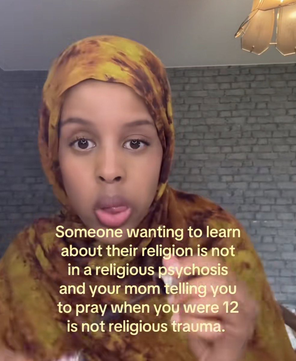 witchsma's tweet photo. So funny how they invalidate religious trauma like read the Hadiths you fucking dumbass you don’t even follow Islam right yourself https://t.co/NVshN1DrC9