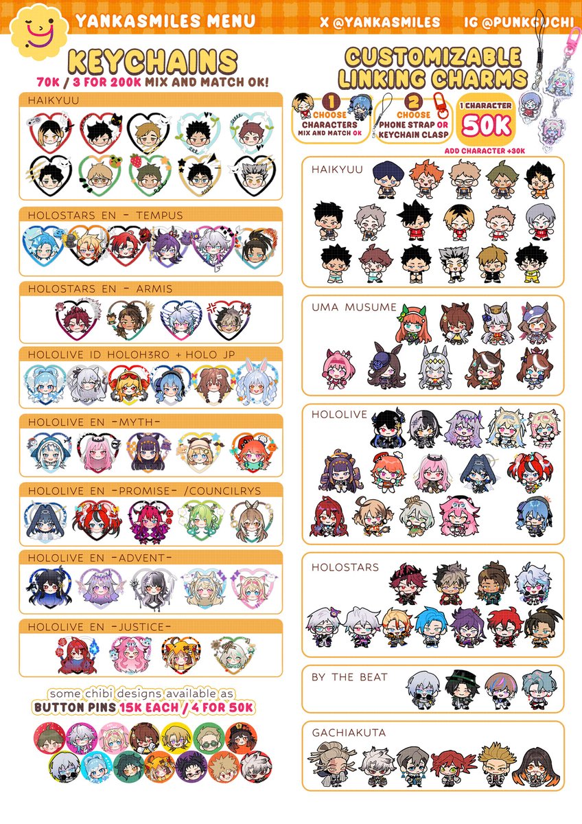 yankasmiles's tweet photo. [❤️🔄 appreciated!]

🧡post #CF22 and POTA DVO mail order 🧡

🛒 Form open 1 - 15 June
💌 Local shipping starts June 10
🇵🇭🇮🇩 Open to PH and ID orders
📥 For other GOs please DM me!
✨Hololive, Holostars, Nijisanji
✨ Haikyuu!!, Uma Musume, Gachiakuta

Form in thread! ⬇️ https://t.co/jJlBg6Zw0G