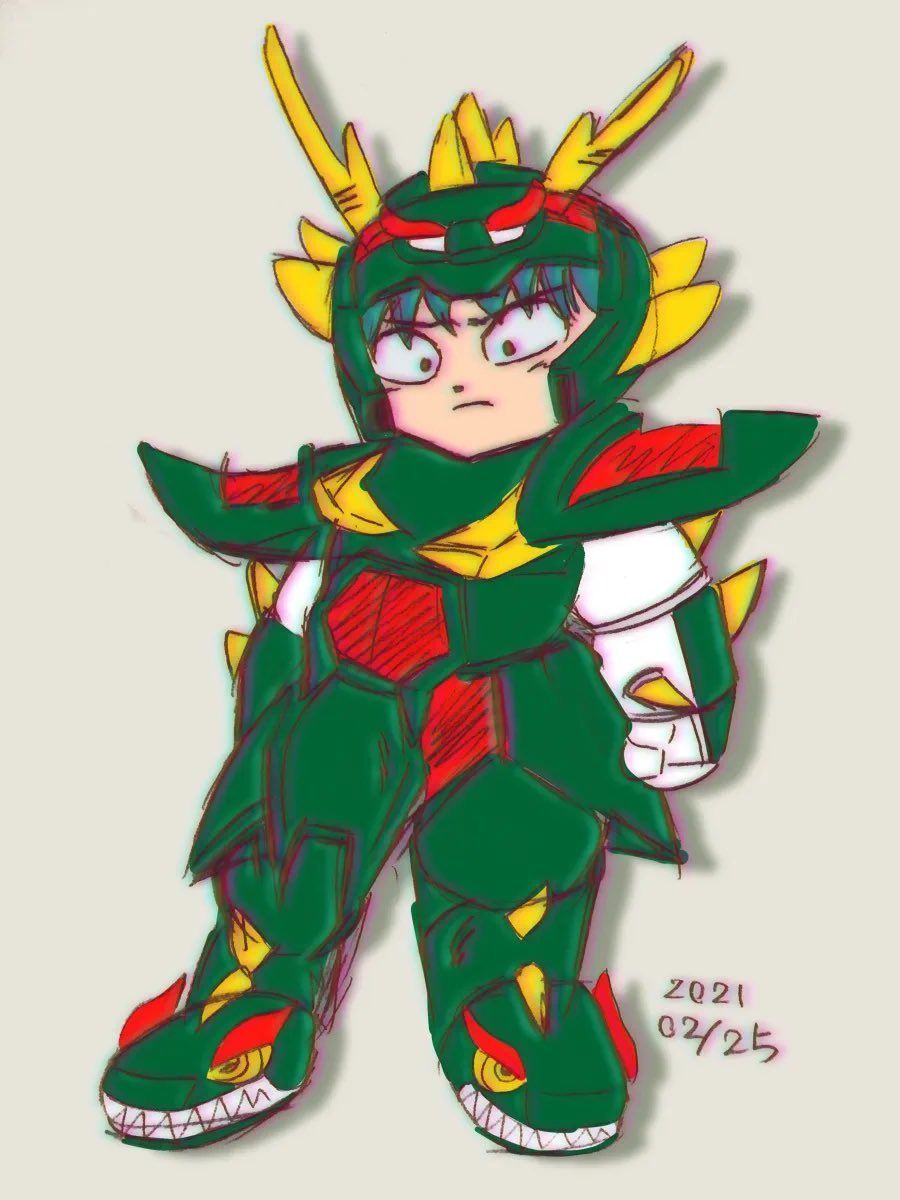 Huyudararu's tweet photo. 僕って頑張って龍神太郎のこと描いてたな https://t.co/ZeKHvcXXbH