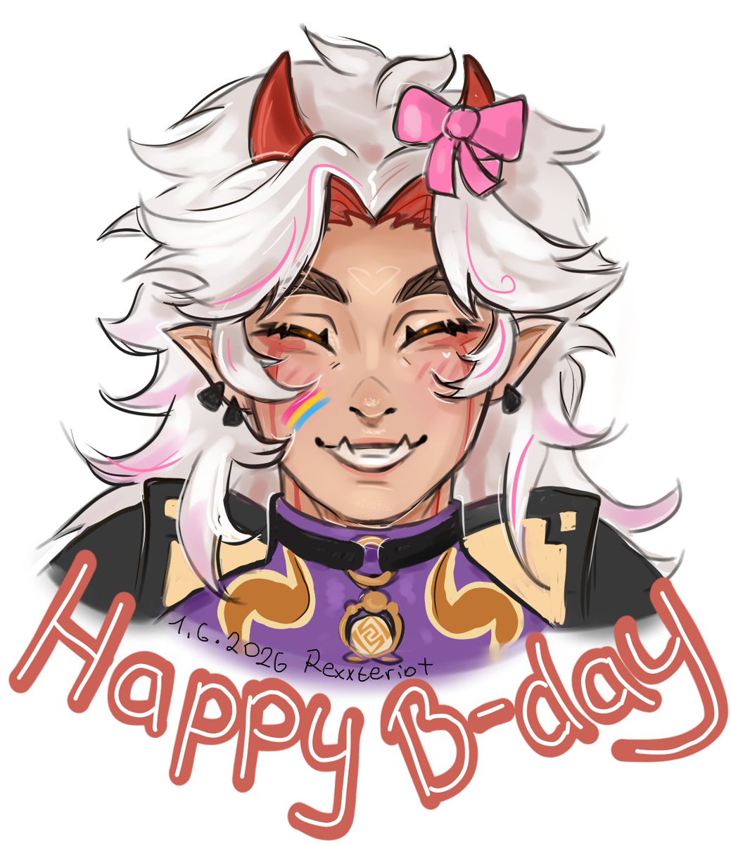 rexxteriot's tweet photo. Happy birthday to the sweetest boy :D Thank you itto for keeping me sane these past few years 🥹 #itto #aratakiitto https://t.co/p9A87gzMMA