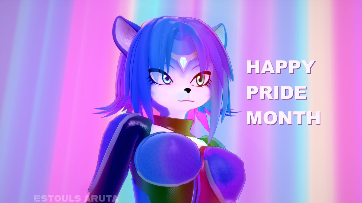 estouls_aruta's tweet photo. Krystal - Happy Pride Month  #starfox https://t.co/KtN9dojOjk