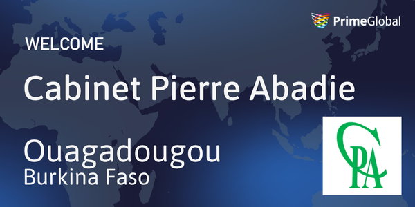 PrimeGlobalAcct's tweet photo. 🌍 We’re pleased to welcome Burkina Faso based Cabinet Pierre Abadie (CPA) as the newest member firm in our EMEA region, strengthening our presence across Africa. Founded by Pierre ABADIE, the firm brings strong expertise across audit, tax, legal, and advisory services, supporting businesses, investors, NGOs, and public institutions. 

We look forward to collaborating together. 🤝
 
Read the full article here: https://t.co/NZH9LteOvs
 
#PrimeGlobal #NewMember #Africa #EMEA #Accounting
