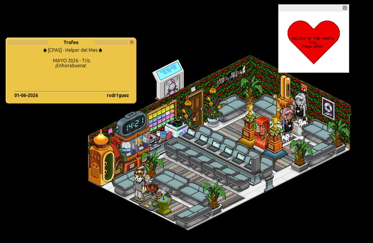 Triz_hbb's tweet photo. Pues nada, que dicen en CPAS que soy la helper del mes de Mayo 2026 y yo super agradecida con todo lo que estoy aprendiendo con ellos y de camino ayudando al resto. Gracias por dejarme ser parte del equipo 🥰 https://t.co/qePmbIpevt