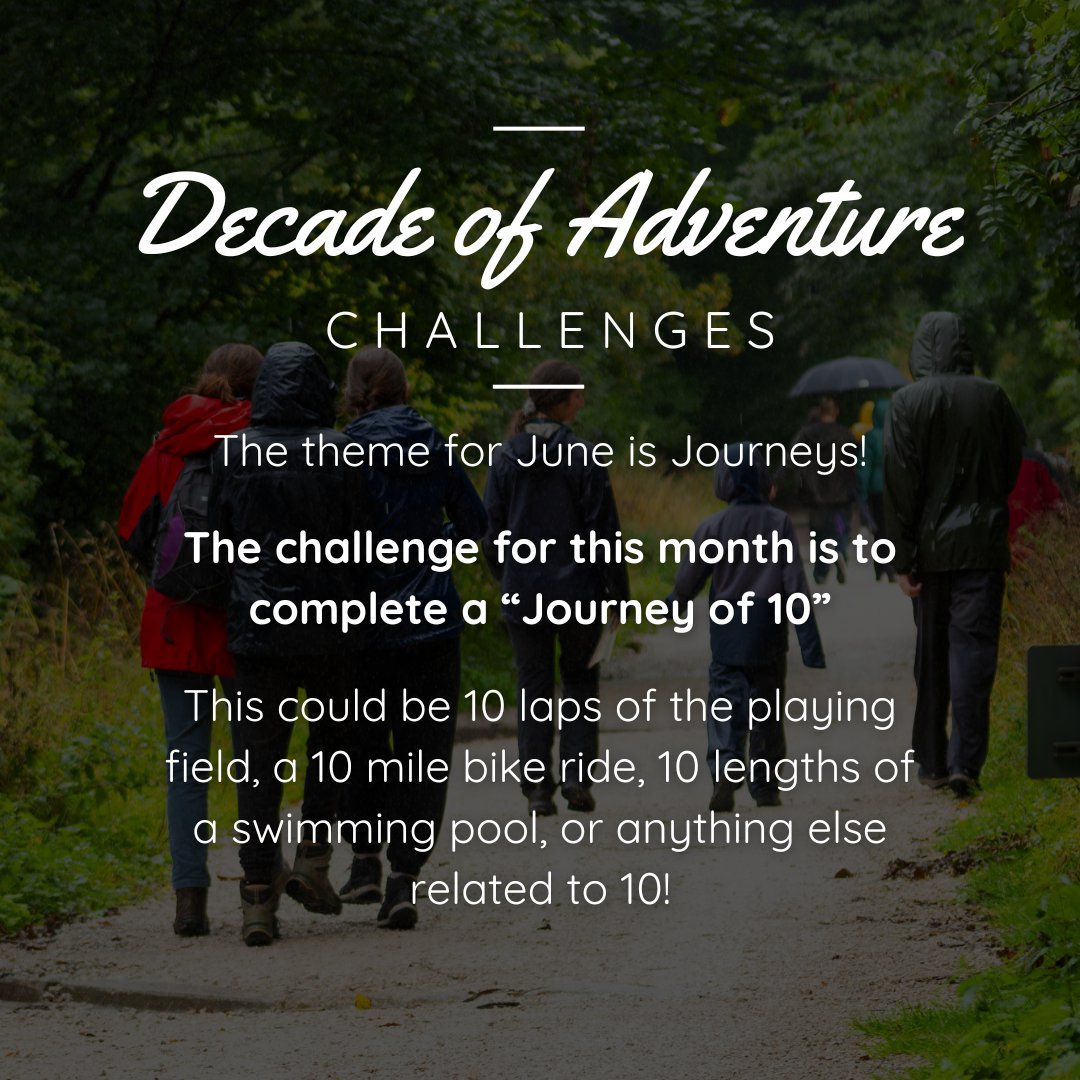 MountCookCentre's tweet photo. June's theme is JOURNEYS - and your challenge is to complete a "Journey of 10"
However you get moving, we want to see it. Share your journey, tag #DecadeOfMountCook, and you could win this month's prize.
You've got all month - get going! https://t.co/R7wcQhaW2Y
