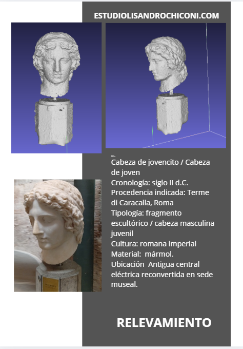 RECREOLISANDRO's tweet photo. Relevamientos 3D de patrimonio escultórico en Roma.
Fotogrametría aplicada a documentación técnica, estudio formal y conservación digital. https://t.co/rAUIkPz3dB