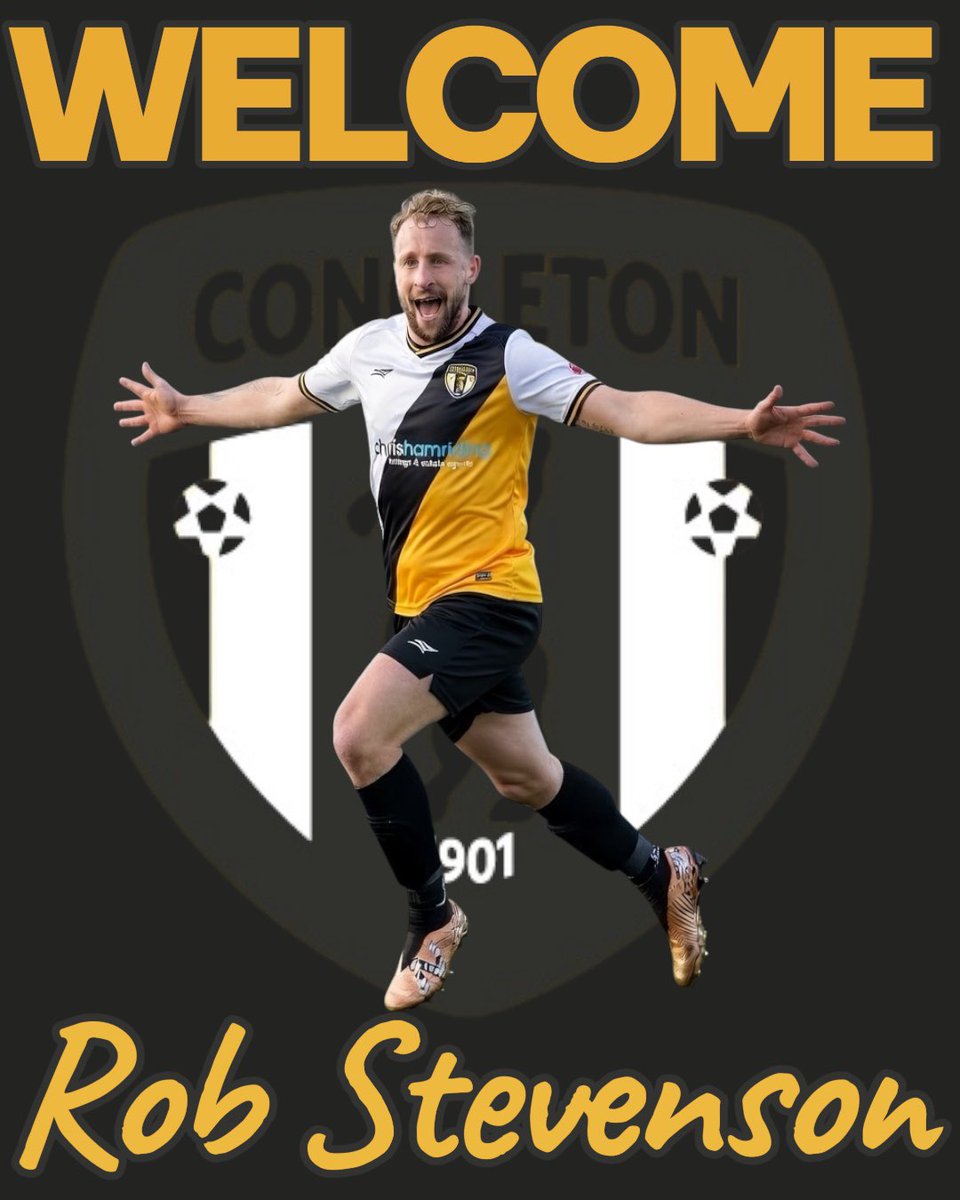 CongletonFC's tweet photo. New Signing ✍️ 

Former Leek Town &amp; Hednesford Town Striker Rob Stevenson joins the Bears and is ready to hit the ground running. 

Rob is no stranger to local non league and is a proven goal scorer at this level. 

Welcome To Congleton Town Rob. 

COME ON YOU BEARS 🐻 https://t.co/Ax1Df9Tk06