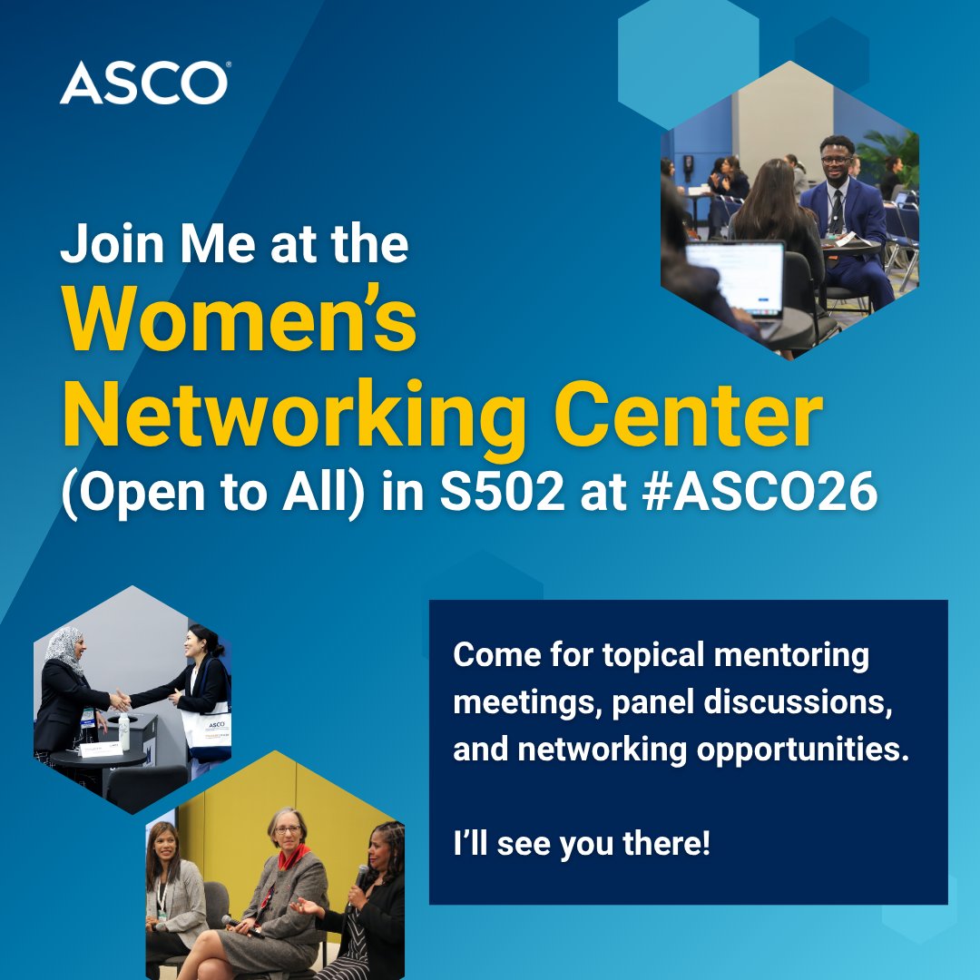 SnehaSinghMD's tweet photo. Join us today to learn more about building your path to leadership with Drs. @DianeReidyLagun @KimrynRathmell @ERPlimackMD 
 📍 Location : RM S502, Women's Networking Center 
⌚ Time : June 1st, 11 AM CT
@ASCO #ASCO2026 @OSUhemoncfellow @DukeFellows @FoxChaseCancer @IMG_Oncologists @hemeoncfellow