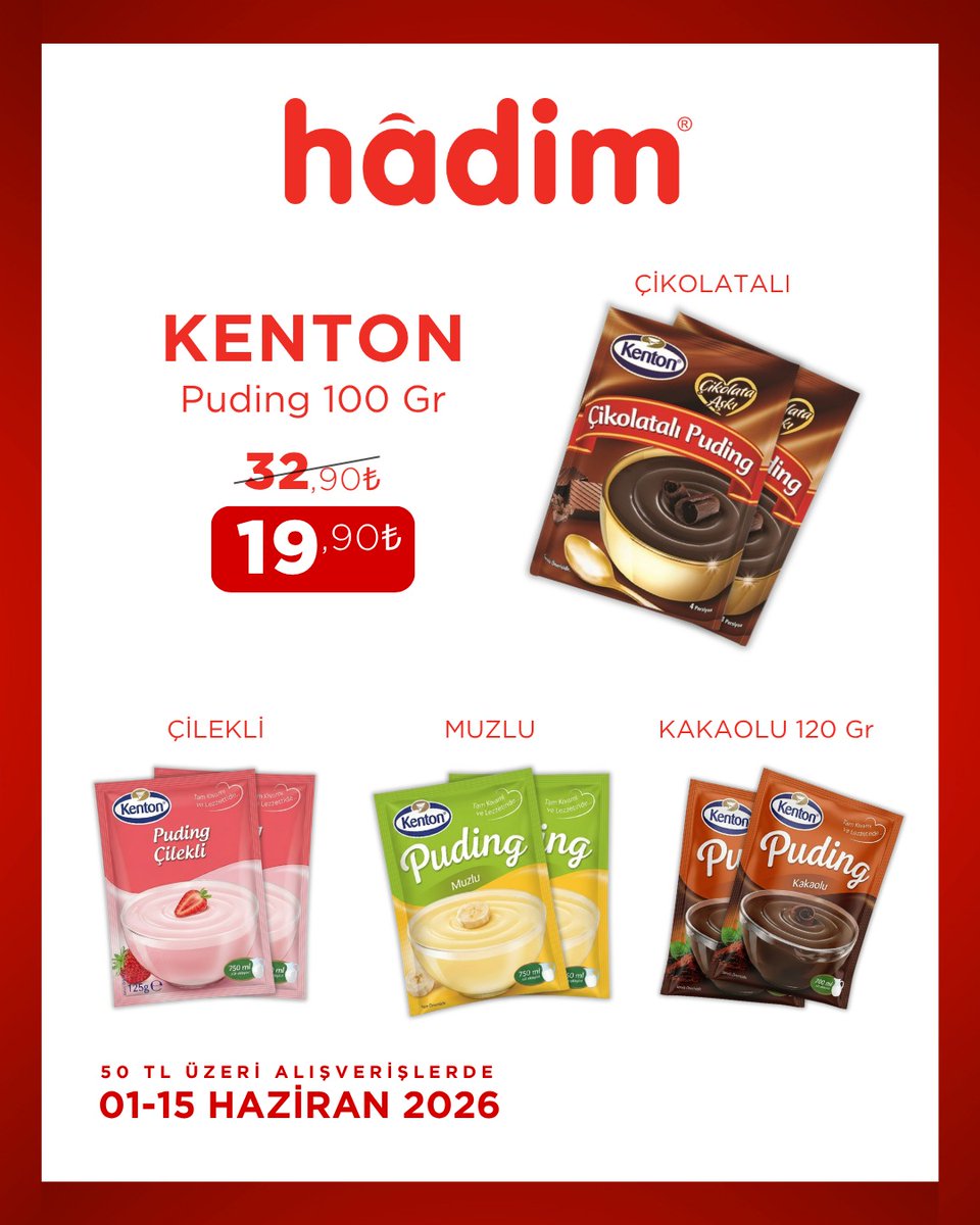HadimAVM's tweet photo. 01 - 15 Haziran tarihleri arasındaki fırsatları kaçırmayın🎉
Keyifli alışverişler dileriz🛒

https://t.co/NnvXilrZwS https://t.co/xj7W8yxJaB