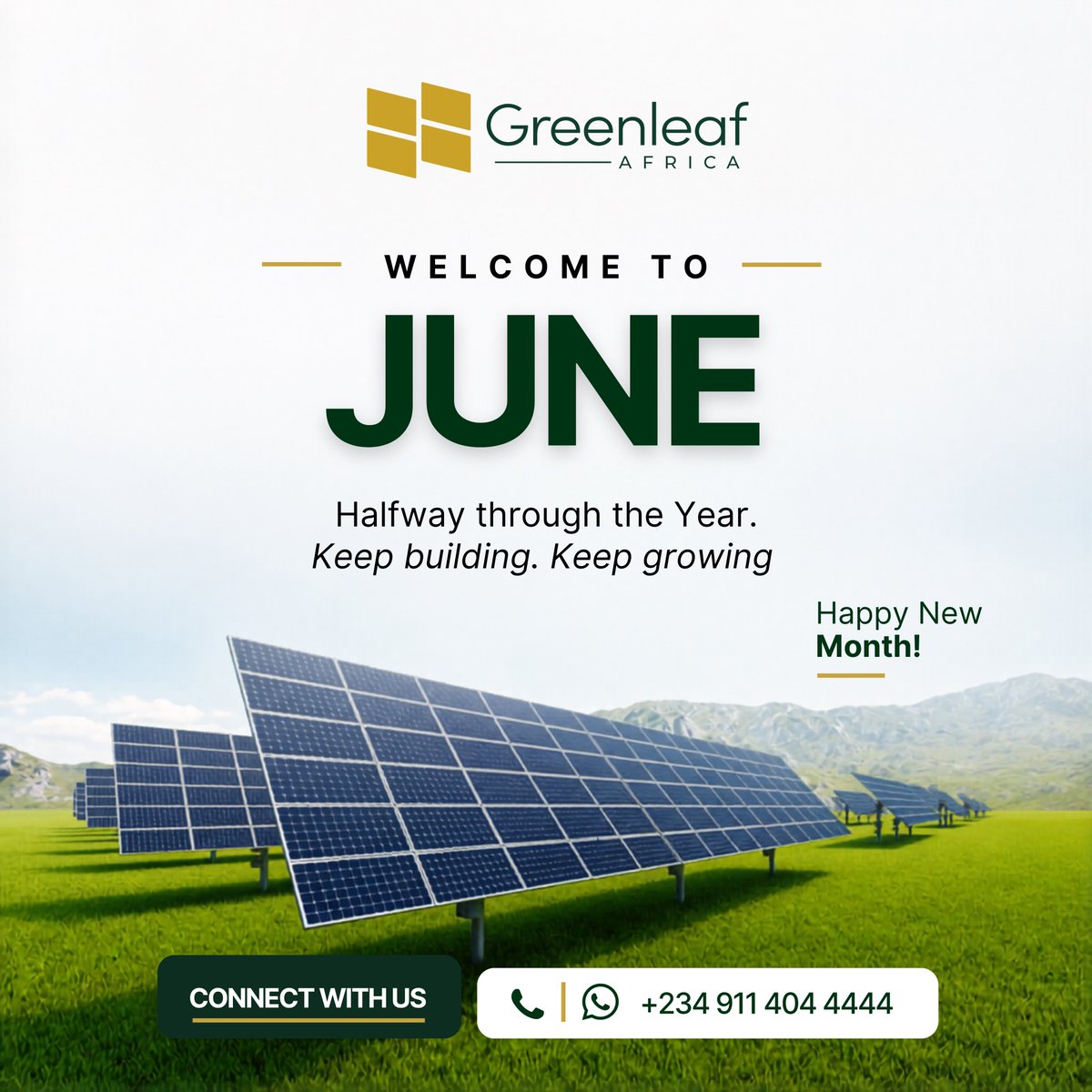 Greenleaf_Afr's tweet photo. Happy New Month! Here’s to a productive June. https://t.co/CsrlRDMZc5