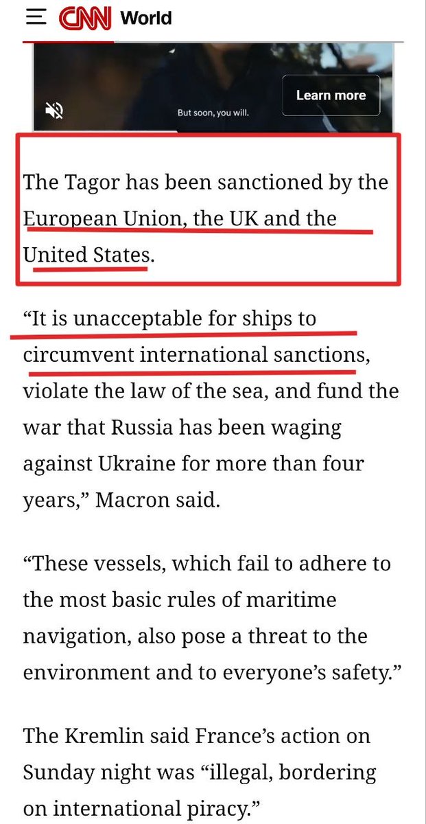BrianJBerletic's tweet photo. 🇺🇸🇷🇺🇫🇷 France Seizes Another Russian Ship as Part of Expanding US-led Global Blockade

▪️While France, the UK and other European nations have claimed responsibility for these seizures, this is part of a US blockade/interdiction campaign targeting Russian, Iranian, and ultimately Chinese shipping worldwide;

▪️While outright seizures are often carried out by US European proxies, the targeting of these ships with maritime drone strikes is admittedly done by the US while officially attributing them to Ukraine;

▪️The "international sanctions" cited as justification for these seizures are simply illegal unilateral sanctions imposed by the US and its proxies and are in no way "international" or otherwise justified under international law;

▪️The only sanctions applicable are those agreed upon through the UN - no such sanctions have been imposed by the UN - the fact the ENTIRE Western media refuses to point out this basic fact acknowledges complicity;